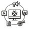 Content optimization icon